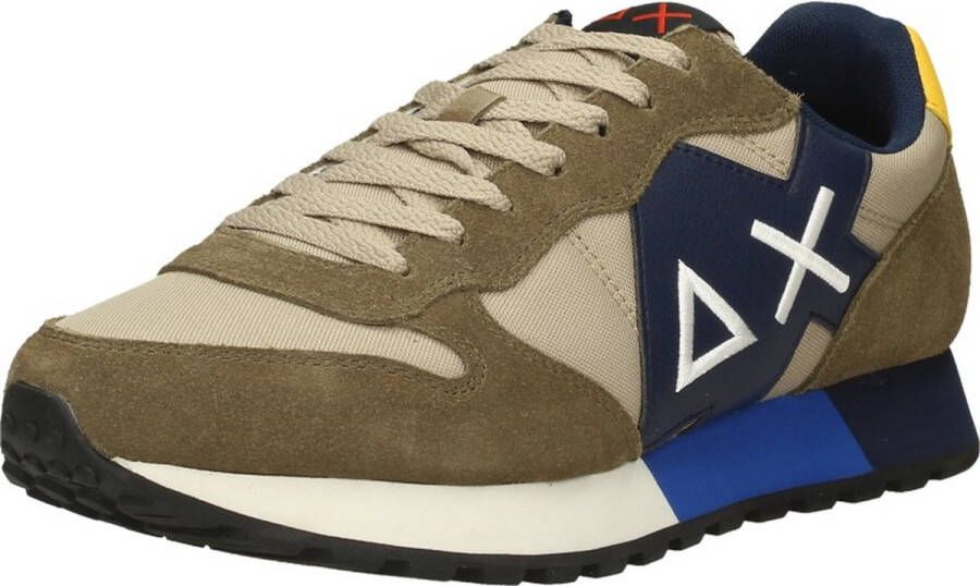 Sun68 Solid Sneaker met Extra Oranje Veters Multicolor Heren - Foto 3