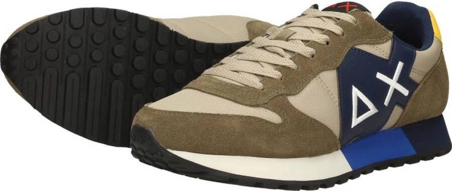 Sun68 Solid Sneaker met Extra Oranje Veters Multicolor Heren - Foto 5