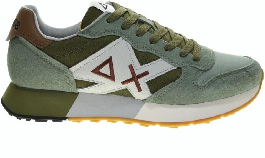 Sun68 Khaki Groen Sneakers Heren