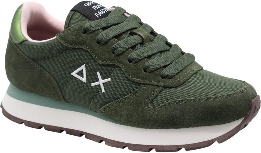SUN68 Ally Solid Sneakers Groen - Foto 2