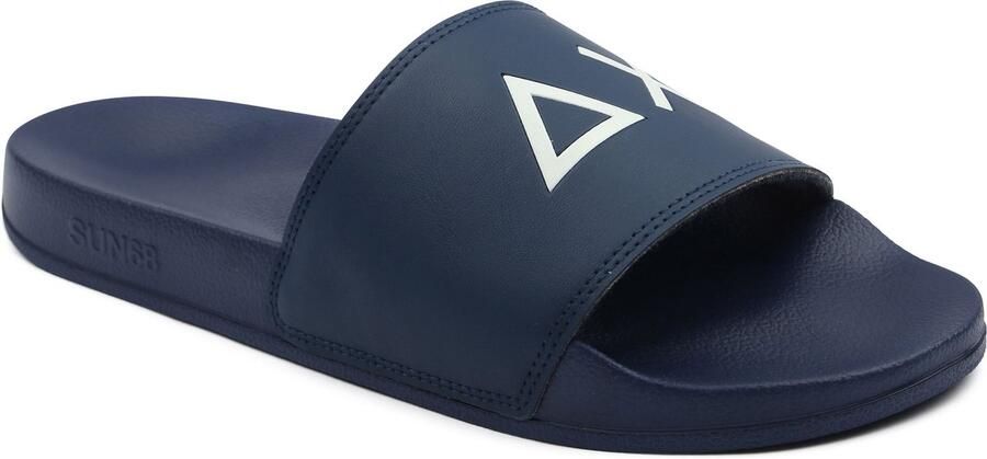 Sun68 Teenslippers X36110 SLIPPERS LOGO-94 07 NAVY BLUE