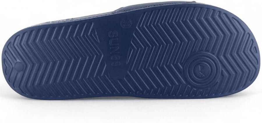 Sun68 Teenslippers X36110 SLIPPERS LOGO-94 07 NAVY BLUE
