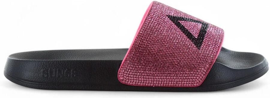 Sun68 Slippers LOGO STRASS Dames Sandalen Muiltjes Slippers Badsandalen X35205