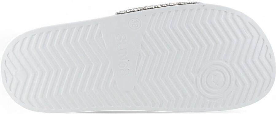 Sun68 Slippers LOGO STRASS Dames Sandalen Pantoletten Slides Badesandalen X35205