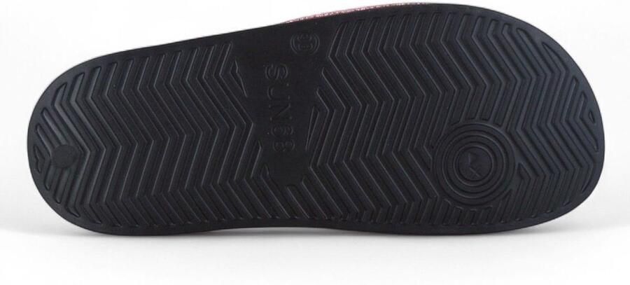 Sun68 Slippers LOGO STRASS Dames Sandalen Pantoletten Slides Badesandalen X35205