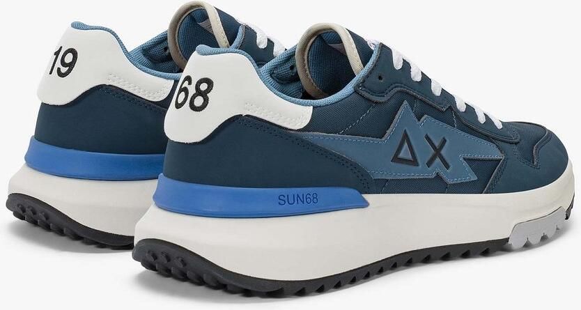 Sun68 Lage Sneakers Z36121 NIKI 2.0 SOLID-429 07 NAVY BLUE