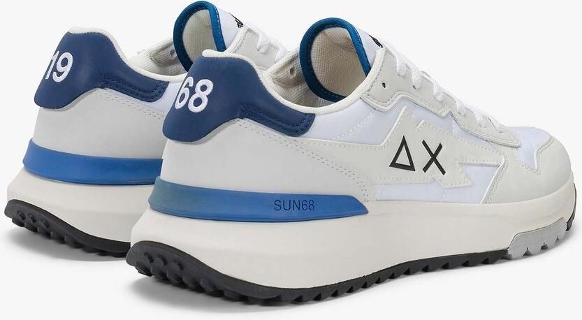 Sun68 Lage Sneakers Z36121 NIKI 2.0 SOLID-429 01 BIANCO