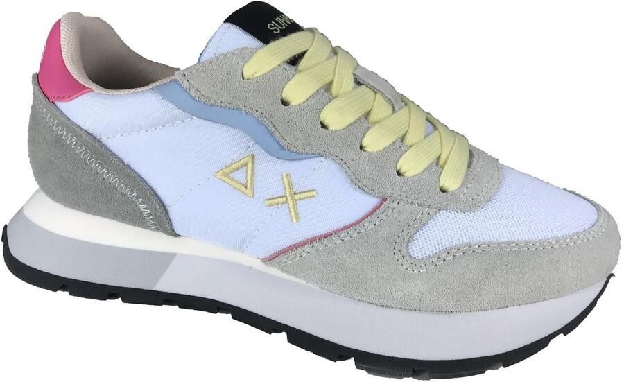 Sun68 Lage Sneakers Z36204 ALLY COLOR EXPLOSION-330 01 BIANCO