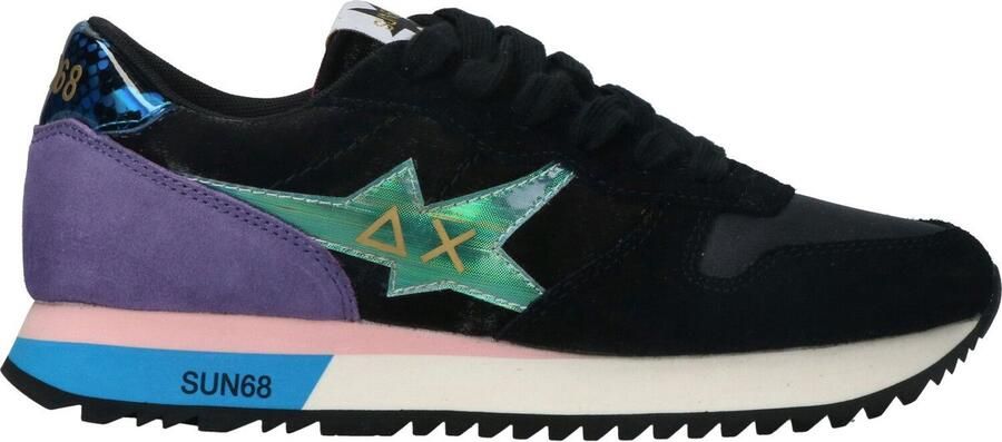 Sun68 Kleurrijke Star Girl Sneaker Black Heren