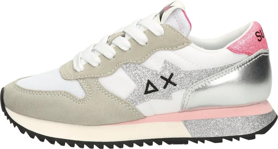 Sun68 Stargirl Glitter Lage sneakers Dames Wit - Foto 8