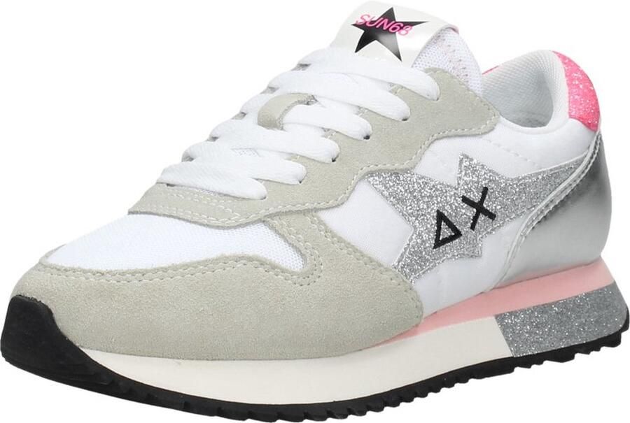 Sun68 Stargirl Glitter Lage sneakers Dames Wit - Foto 5
