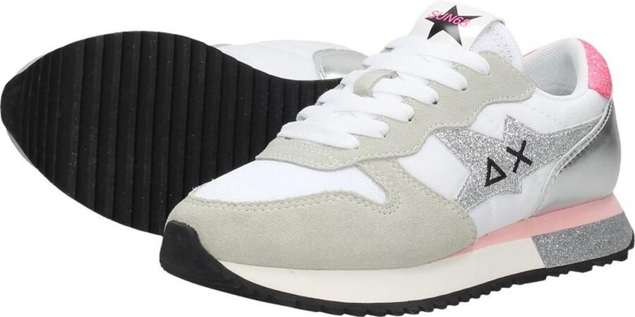 Sun68 Stargirl Glitter Lage sneakers Dames Wit - Foto 10