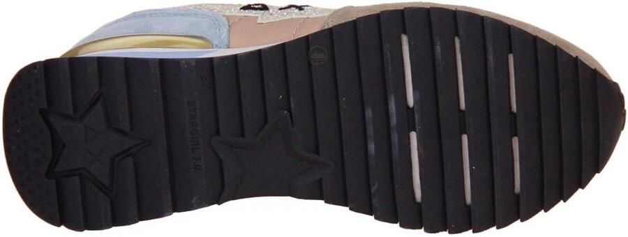 Sun68 Stargirl Glitter Logo Beige