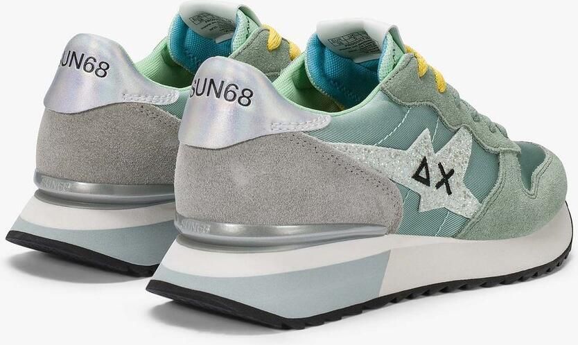 Sun68 Stargirl Glitter Logo Sneaker Fashion Wear Vrouwen