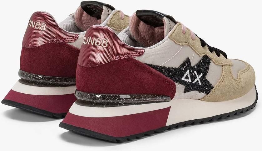 Sun68 Stargirl Glitter Logo Sneaker Streetwear Vrouwen