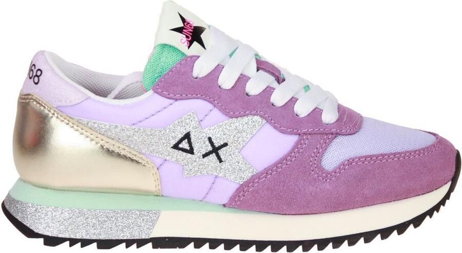 Sun68 Lilla Sneaker 100% samenstelling Purple Dames - Foto 9