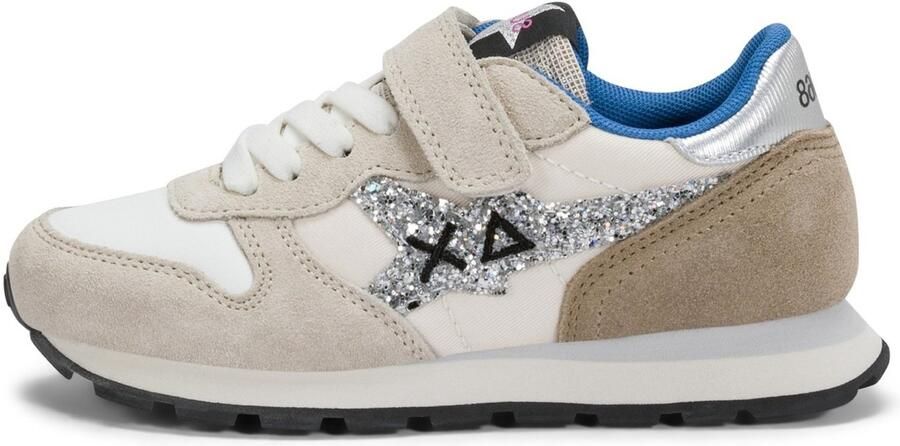 Sun68 Stargirl Sneaker Met Glitterlogo Voor Meisjes (Kid) Fashion Wear Kinderen
