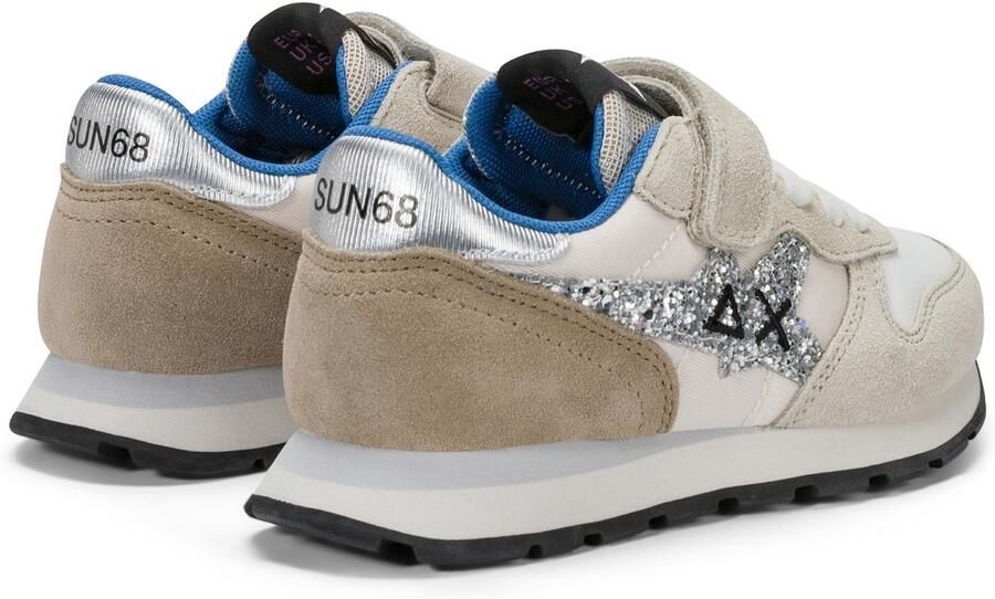 Sun68 Stargirl Sneaker Met Glitterlogo Voor Meisjes (Kid) Fashion Wear Kinderen