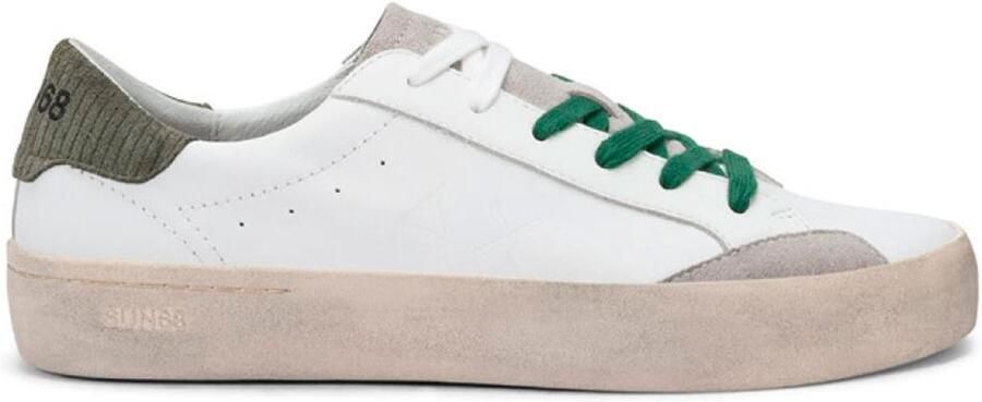 Sun68 Street Leather Schoenen Wit Man