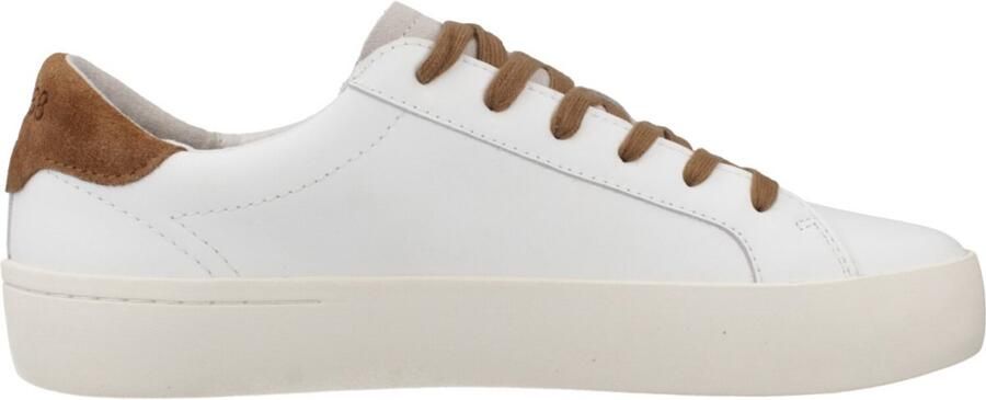 Sun68 Street Sneaker in leer wit en bruin White Heren