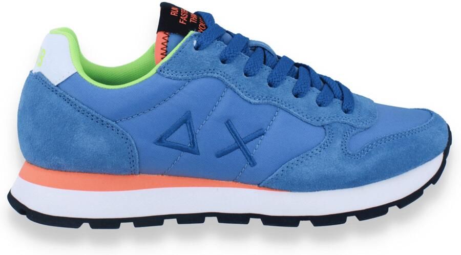 Sun68 Sun 68 Heren Sneaker Tom Fluo 56 Avio Blauw