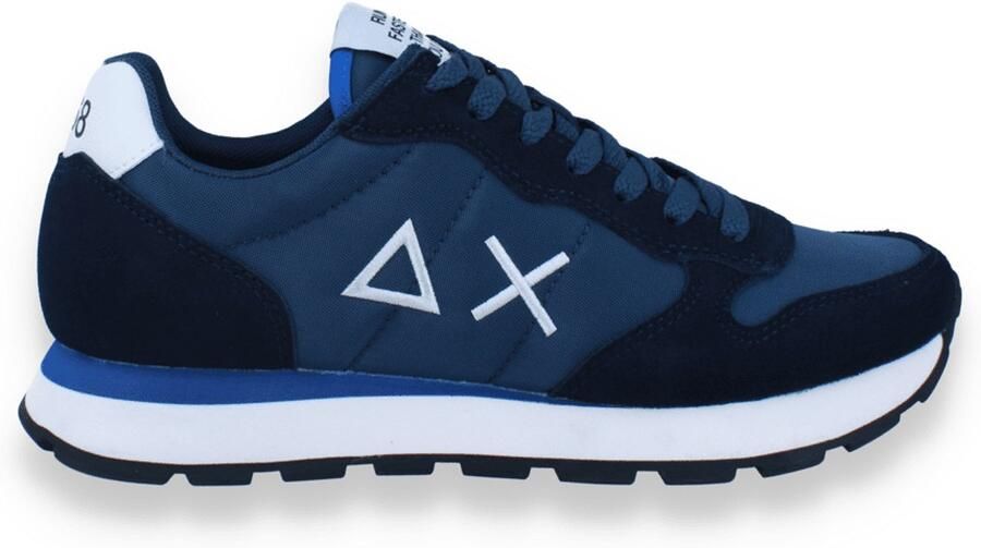 Sun68 Sun 68 Heren Sneaker Tom Solid 07 Navy Blue Blauw