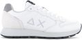 Sun68 Tom Classic Leather Heren Sneakers Schoenen Leer Wit Z46103 - Wit