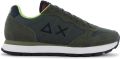 Sun68 Tom Fluo Heren Sneakers Schoenen Military-Groen Z46102 - Groen