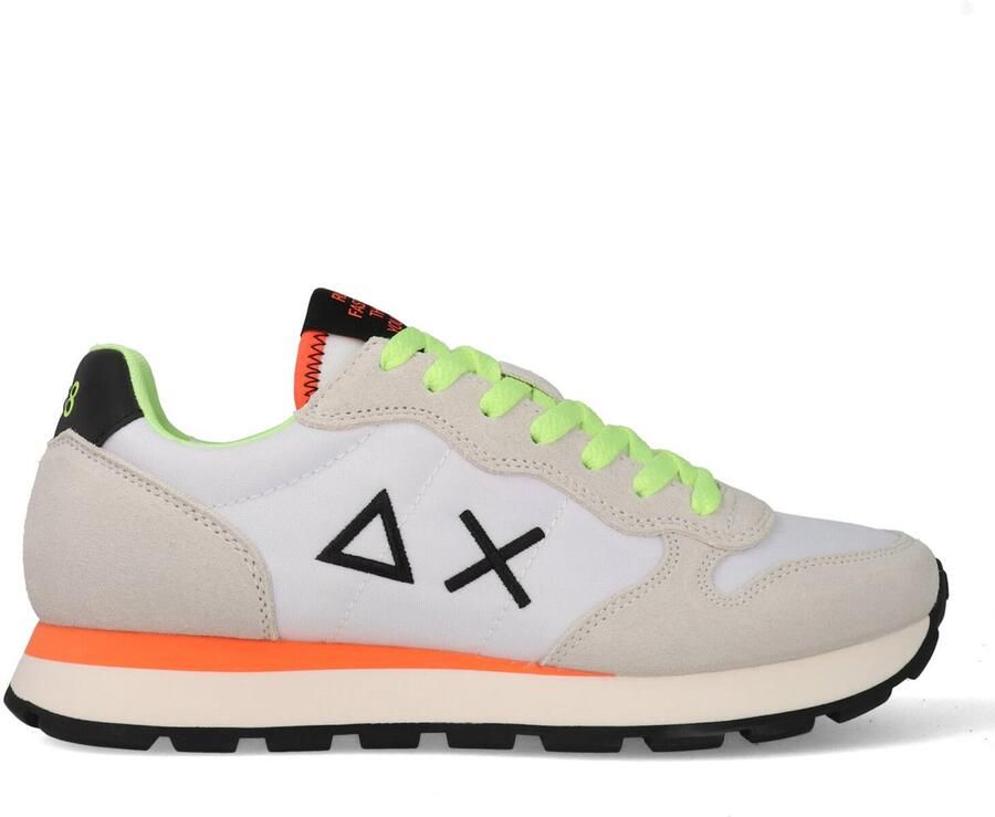 Sun68 Lage Sneakers Z36102 TOM FLUO-502 01 BIANCO - Foto 2