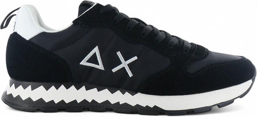 Sun68 Tom Snake Heren Sneakers Schoenen Zwart Z35104