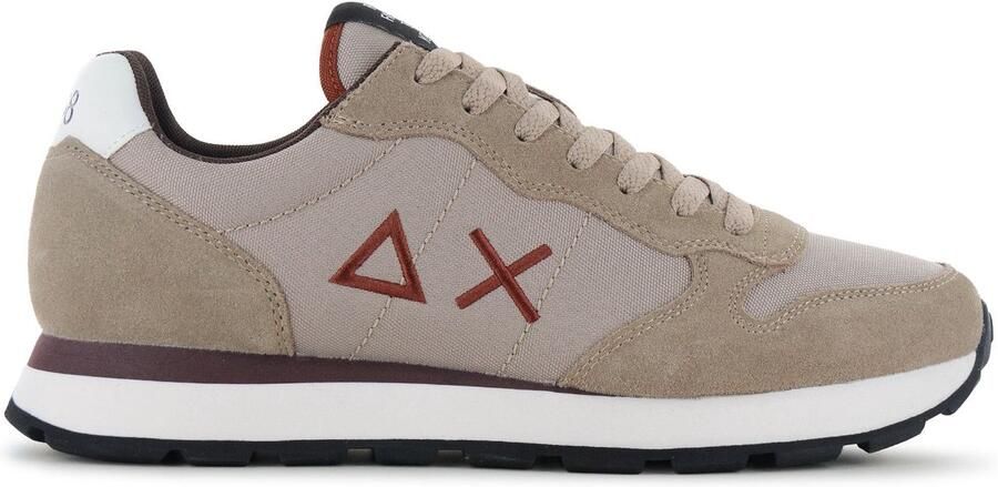 Sun68 Tom Solid Heren Sneakers Schoenen Beige Z46101