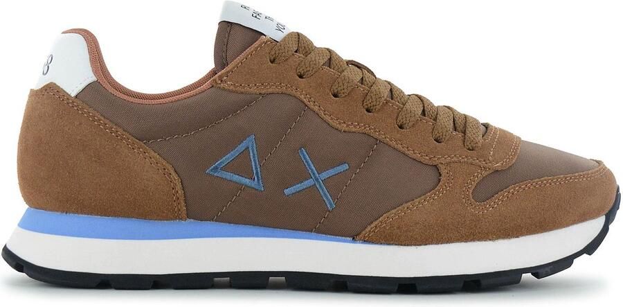Sun68 Tom Solid Heren Sneakers Schoenen Bruin Z36101 - Foto 2