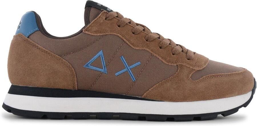 Sun68 Tom Solid Heren Sneakers Schoenen Bruin Z46101
