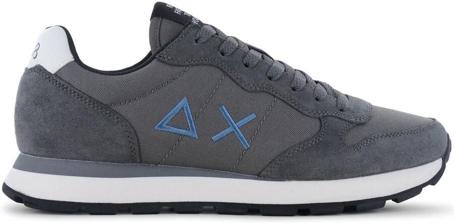 Sun68 Tom Solid Heren Sneakers Schoenen Grijs Z46101