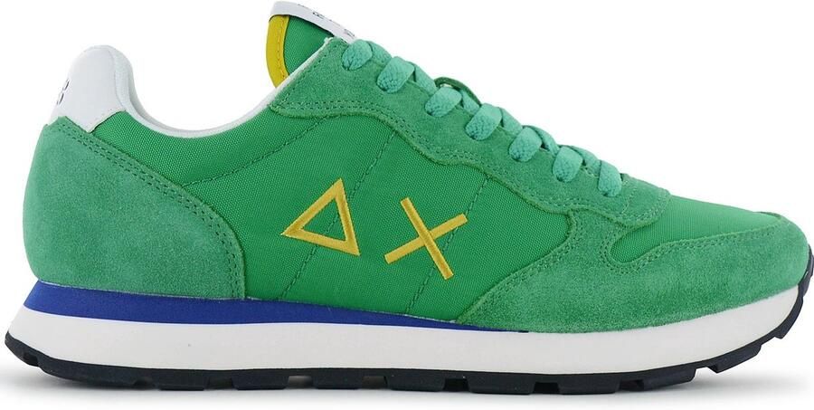 Sun68 Tom Solid Heren Sneakers Schoenen Groen Z36101