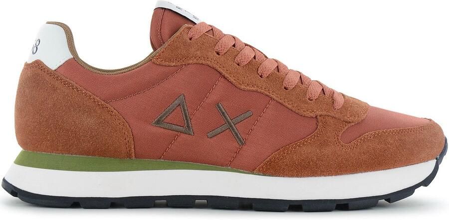 Sun68 Tom Solid Heren Sneakers Schoenen Rood Z36101