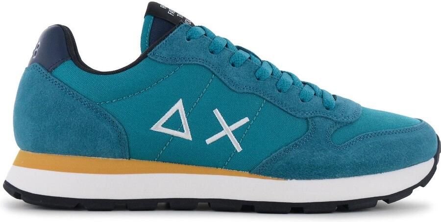 Sun68 Tom Solid Heren Sneakers Schoenen Türkis Z46101