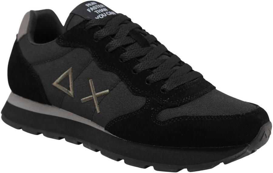 Sun68 Tom Solid Heren Sneakers Schoenen Zwart Z46101