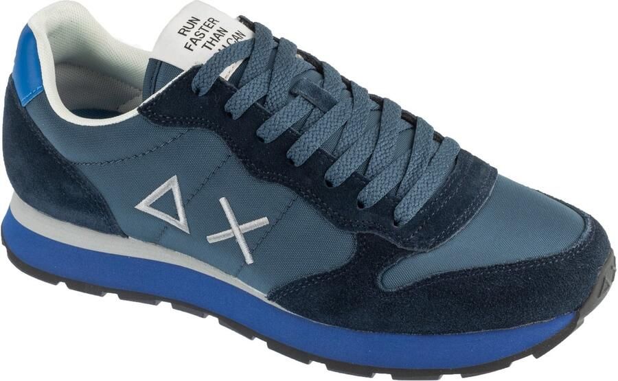 Sun68 Tom Solid Mannen Marineblauw Sneakers