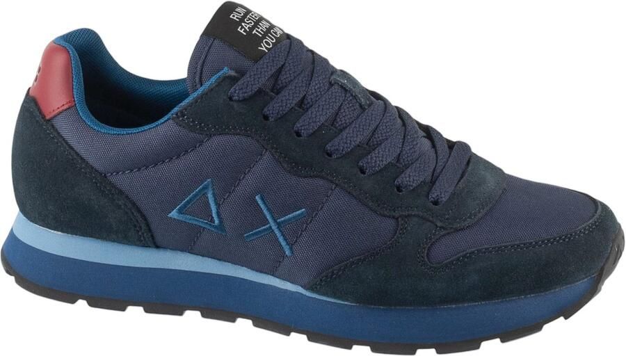 Sun68 Tom Solid Mannen Marineblauw Sneakers