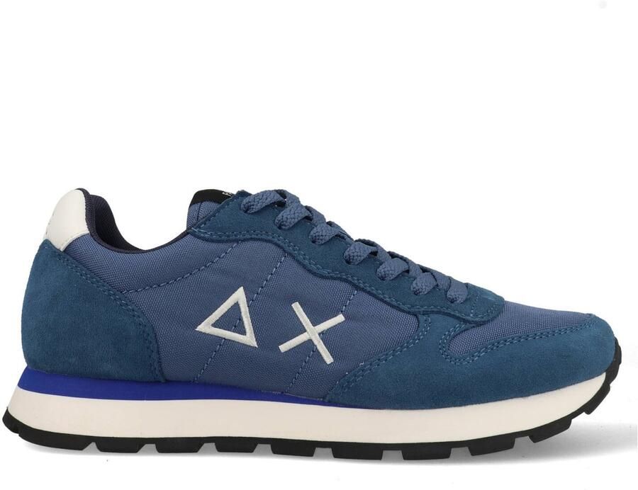 Sun68 Casual Sneaker Tom Solid Avio Blauw Mannen