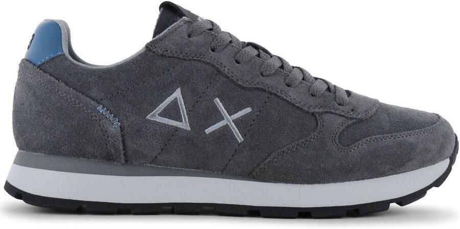 Sun68 Tom Suede Heren Sneakers Schoenen Grijs Z46106