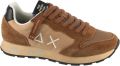 SUN68 Sneakers laag ' Tom Vintage' bruin - Bruin