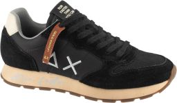 SUN68 Sneakers laag 'Men's Tom Vintage Nylon and Suede Sneaker' zwart