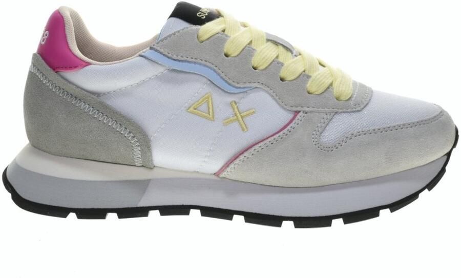 Sun 68 Sun68 Ally Colour Explosion dames sneaker Wit multi