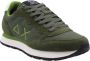 Sun68 Groene militaire stijl schoenen TOM Solid Green Heren - Thumbnail 4