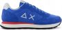 Sun68 Tom Solid Heren Sneakers Schoenen Blauw Z35101 - Thumbnail 1