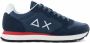 Sun68 Tom Solid Heren Sneakers Schoenen Blauw Z35101 - Thumbnail 1