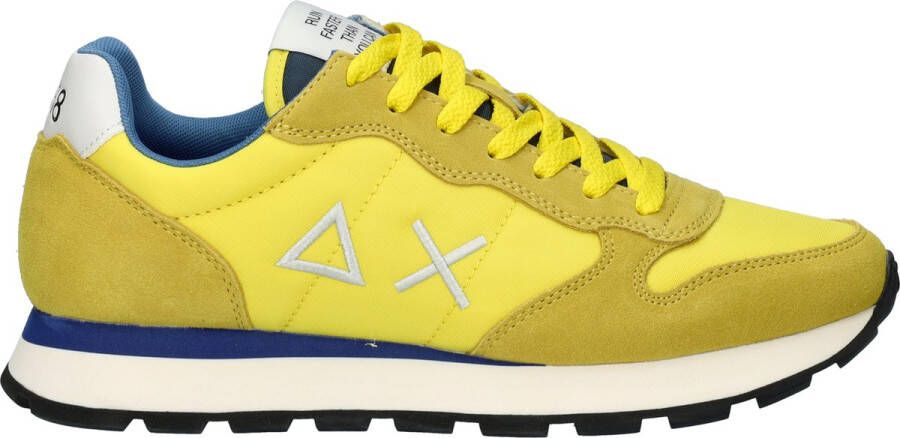 Sun68 Heren Lage Sneakers Tom Solid Nylon Yellow