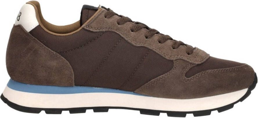 Sun68 Tom Solid Sneakers Laag Donkerbruin